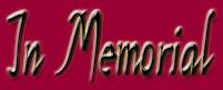 In Memorial