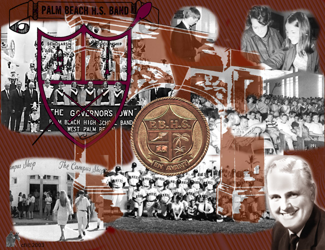 Palm Beach High School 1967 collage